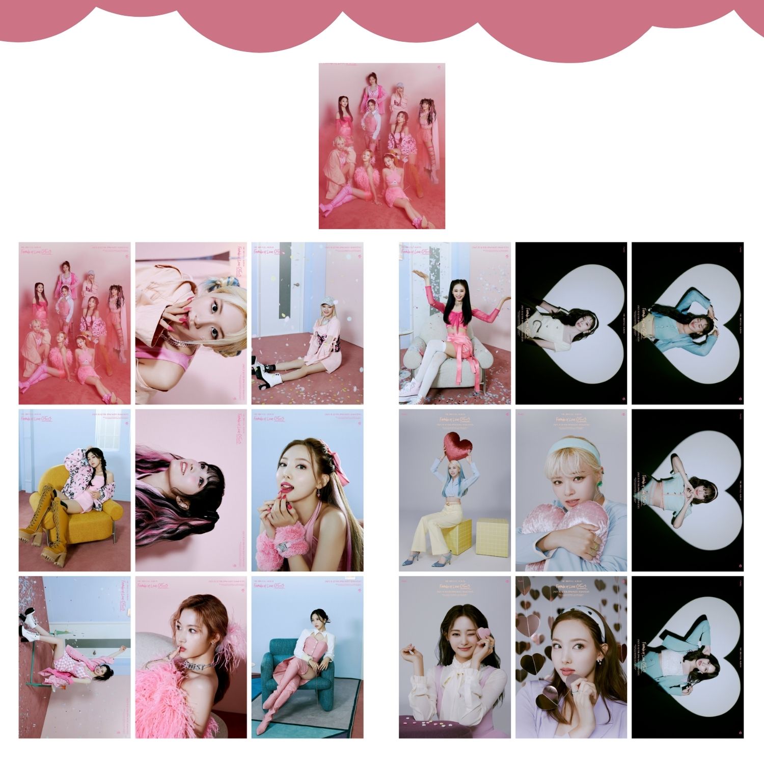 TWICE  '' Formula Of Love '' Fotokart Seti 2