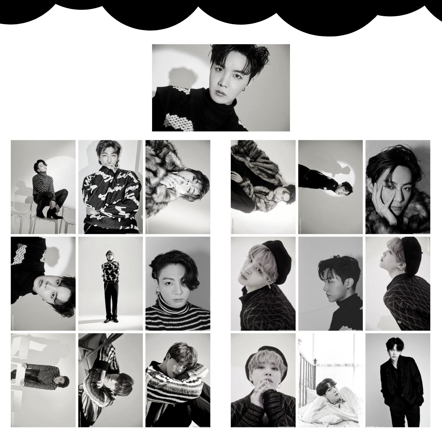 BTS  '' Weverse Magazine '' Fotokart Seti