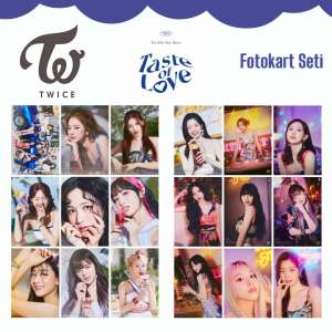 TWICE '' Taste of Love '' Fotokart Seti