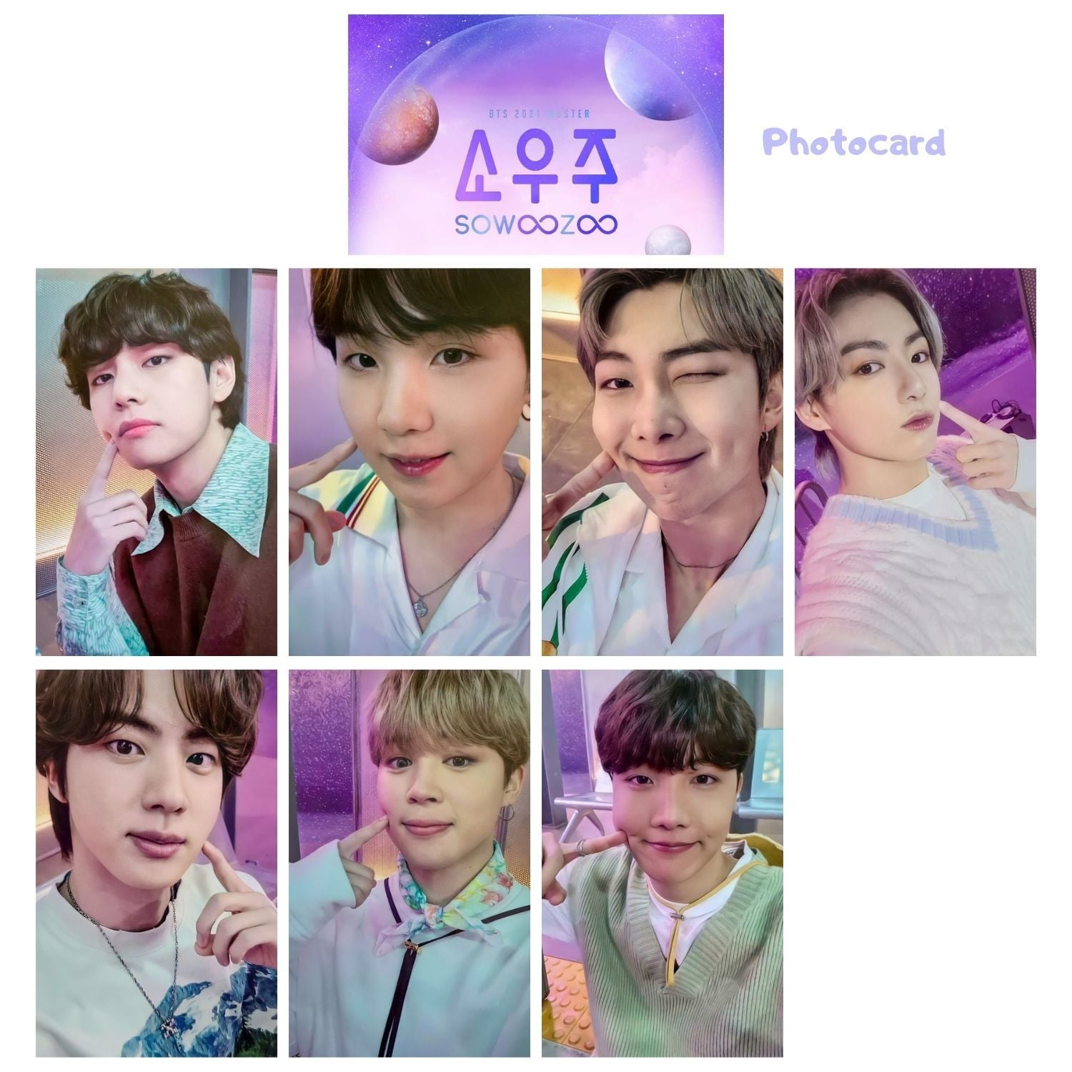BTS '' BTS 2021 Muster Sowoozoo Pajama '' PC Set