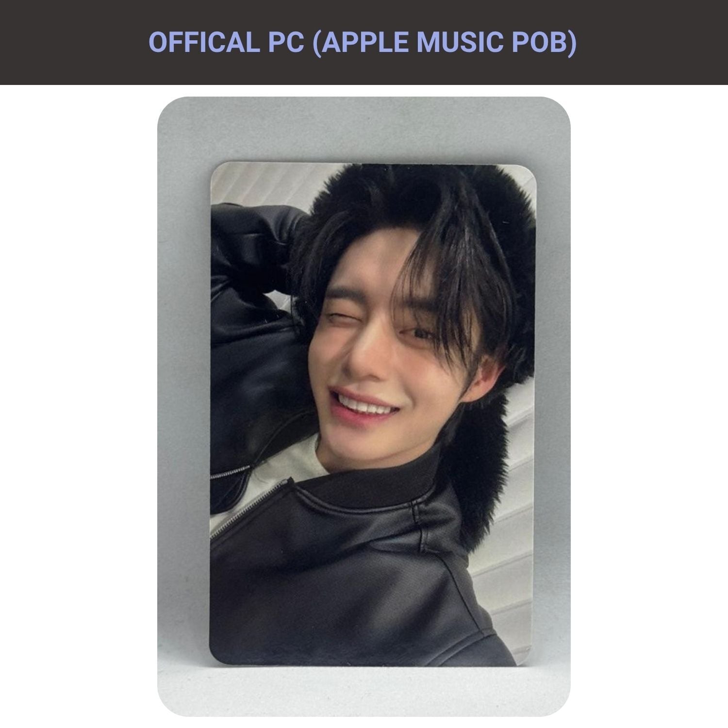 ZEROBASEONE Kim Jiwoong '' Blue Paradise '' Apple Music POB Photocard