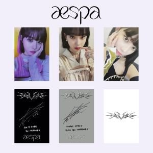 AESPA Winter '' Savage '' İmzalı Albüm Kart Seti