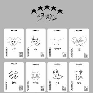 STRAY KIDS '' 5 Star '' Photocards POB 3