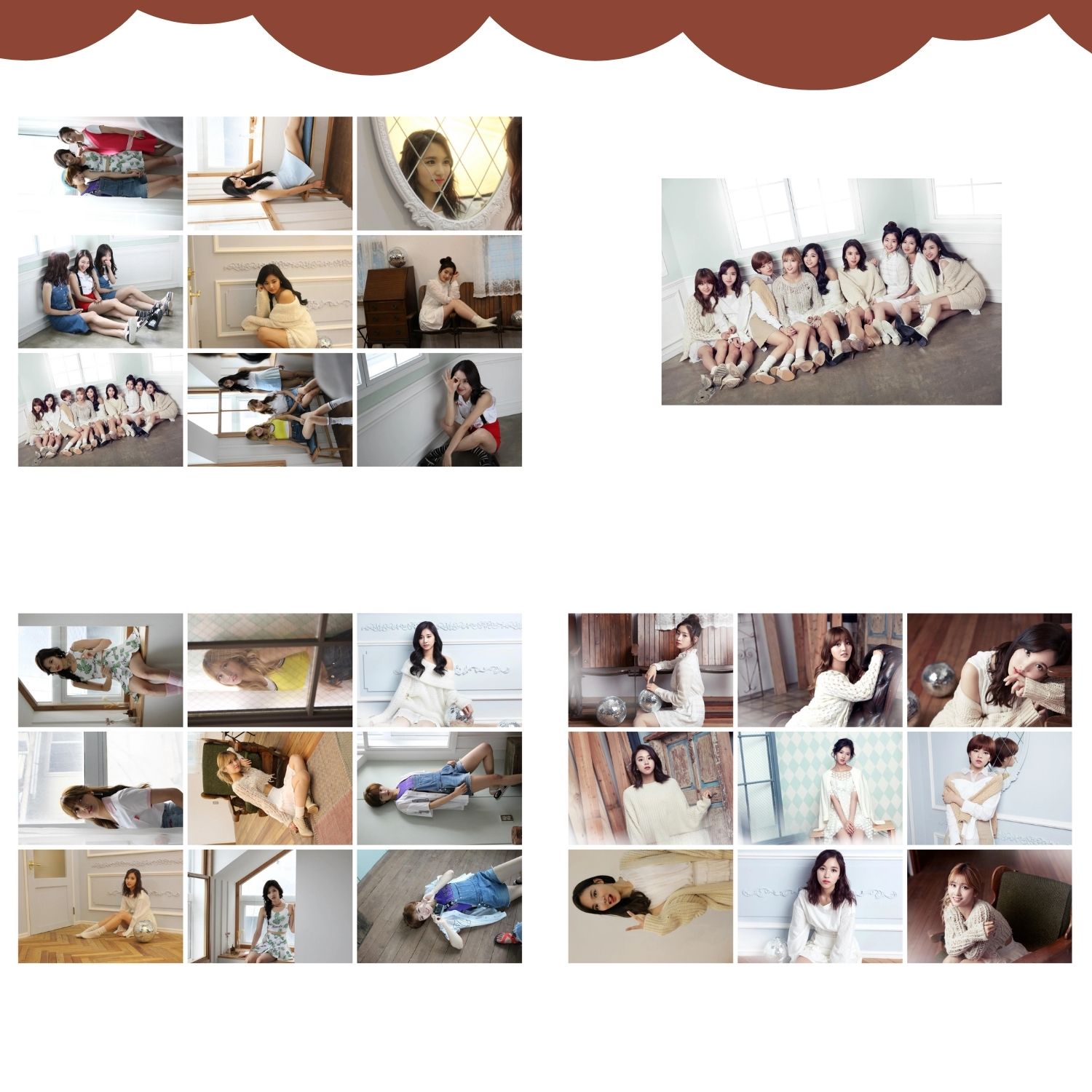 TWICE  '' 2017 Season Greeting's ''  Fotokart Seti