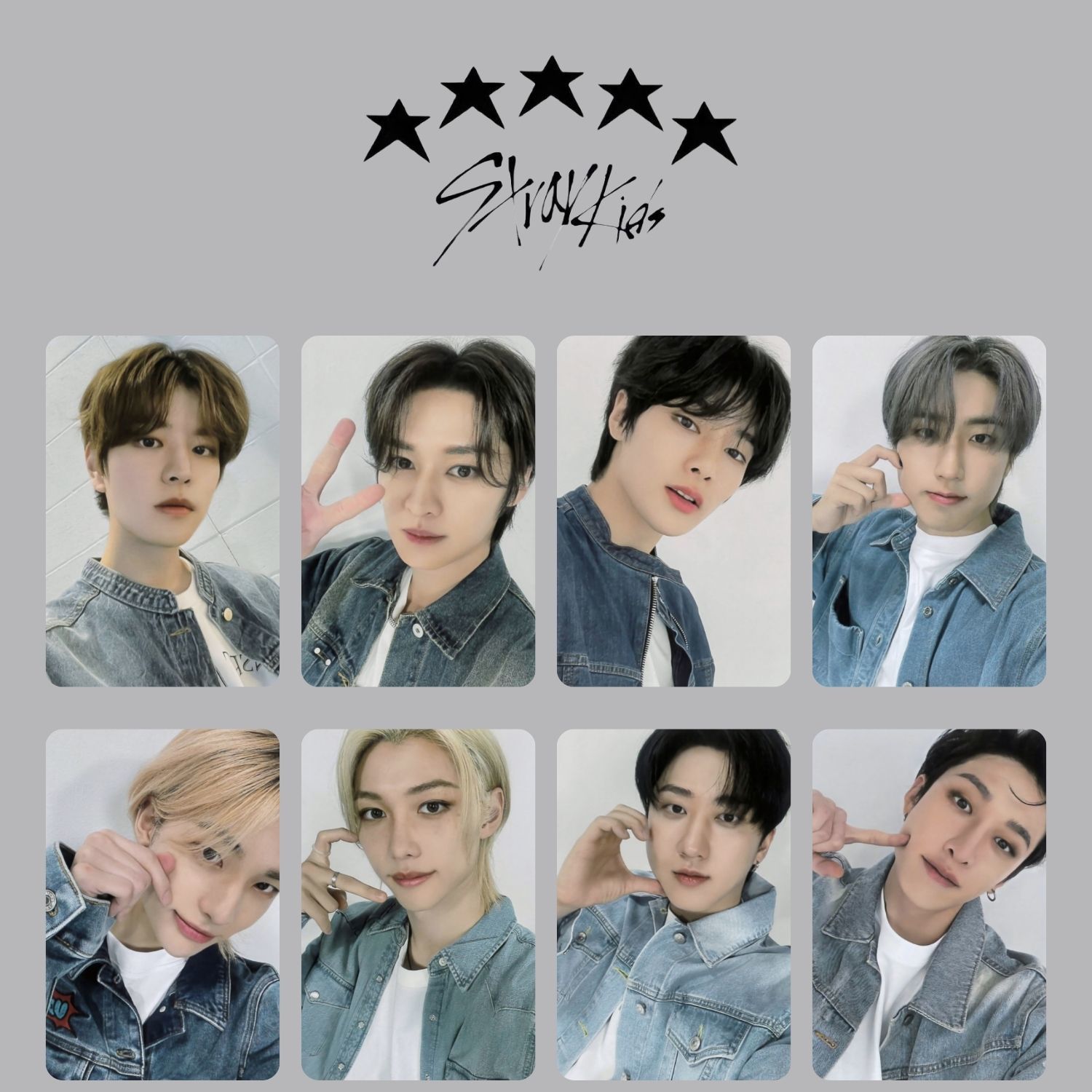 STRAY KIDS '' 5 Star '' Photocards POB 4