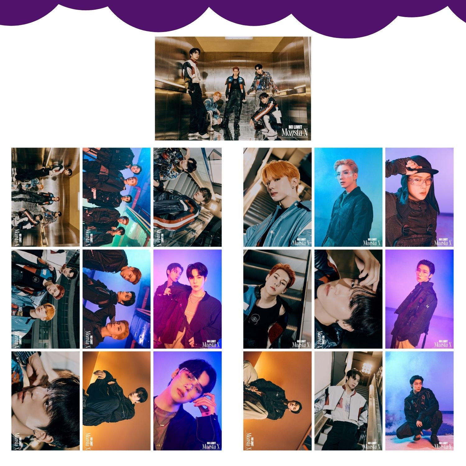 MONSTA X '' No Limit '' Fotokart Seti