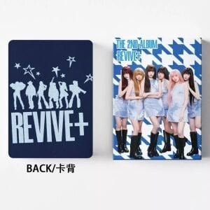 IVE '' REVIVE+ '' Çift Yön Baskılı Lomo Card Seti (55 Pcs)
