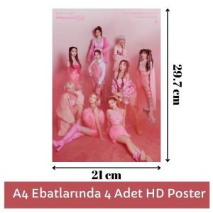 TWICE '' Formula of Love: O+T=<3 '' Poster Set