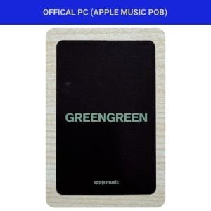 CORTIS James '' Green Green '' Apple Music POB Photocard