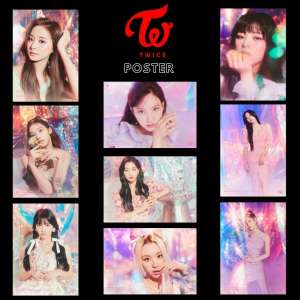 TWICE '' Taste of Love '' Üye Posterleri - In Love Ver.