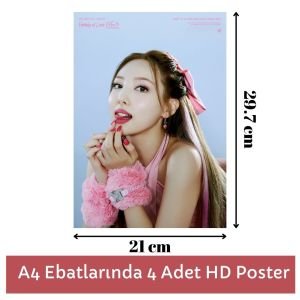 TWICE NAYEON '' Formula of Love: O+T=<3 '' Poster Set