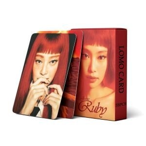 BLACKPINK Jennie '' Ruby '' Çift Yön Baskılı Lomo Card Seti