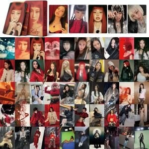 BLACKPINK Jennie '' Ruby '' Çift Yön Baskılı Lomo Card Seti