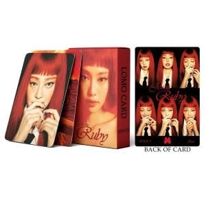 BLACKPINK Jennie '' Ruby '' Çift Yön Baskılı Lomo Card Seti