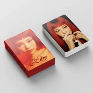 BLACKPINK Jennie '' Ruby '' Çift Yön Baskılı Lomo Card Seti