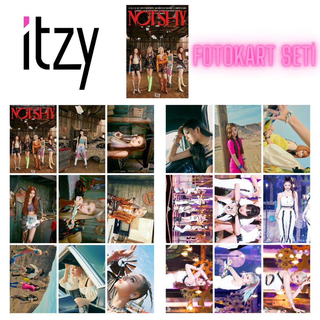 ITZY ''Not Shy'' Fotokart Seti