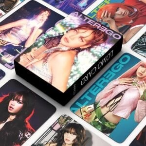 BLACKPINK Lisa '' Alter Ego '' Çift Yön Baskılı Lomo Card Seti