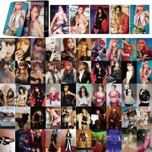 BLACKPINK Lisa '' Alter Ego '' Çift Yön Baskılı Lomo Card Seti