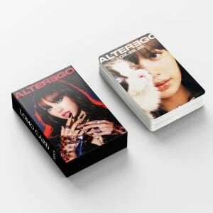 BLACKPINK Lisa '' Alter Ego '' Çift Yön Baskılı Lomo Card Seti