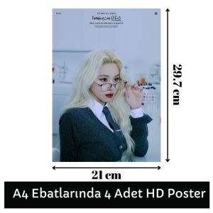TWICE CHAEYOUNG '' Formula of Love: O+T=<3 '' Poster Set