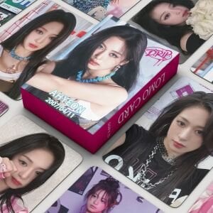 BABYMONSTER Ahyeon '' Drip '' Çift Yön Baskılı Lomo Card Seti