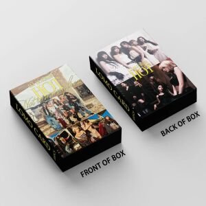 LE SSERAFIM '' Hot '' Çift Yön Baskılı Lomo Card Seti