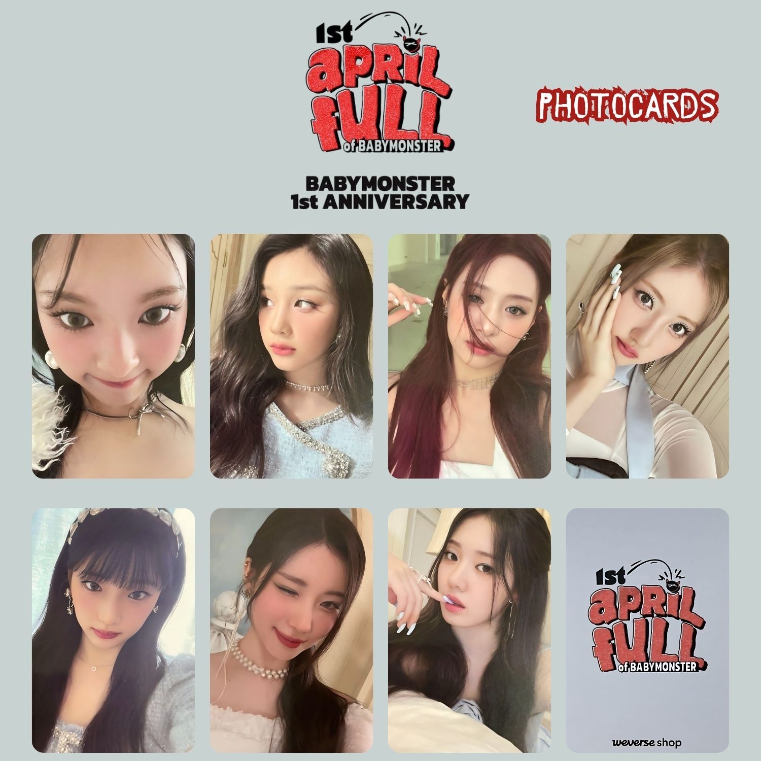 BABYMONSTER '' 1st Anniversary '' Photocards 1
