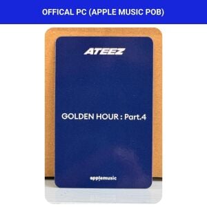 ATEEZ San '' GOLDEN HOUR : Part.4  '' Apple Music POB Photocard