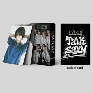 RIIZE '' Talk Saxy '' Çift Yön Baskılı Lomo Card Seti