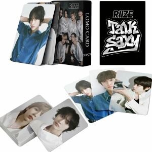 RIIZE '' Talk Saxy '' Çift Yön Baskılı Lomo Card Seti