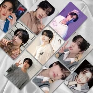 STRAY KIDS '' Han '' Çift Yön Baskılı Hologramlı/Lomo Card Seti