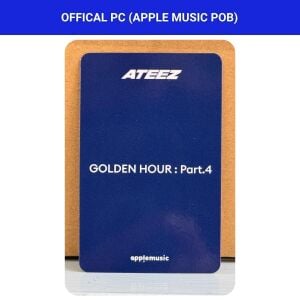 ATEEZ Hongjong '' GOLDEN HOUR : Part.4  '' Apple Music POB Photocard