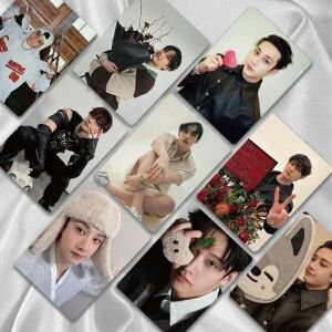 STRAY KIDS '' Bangchan '' Çift Yön Baskılı Hologramlı/Lomo Card Seti