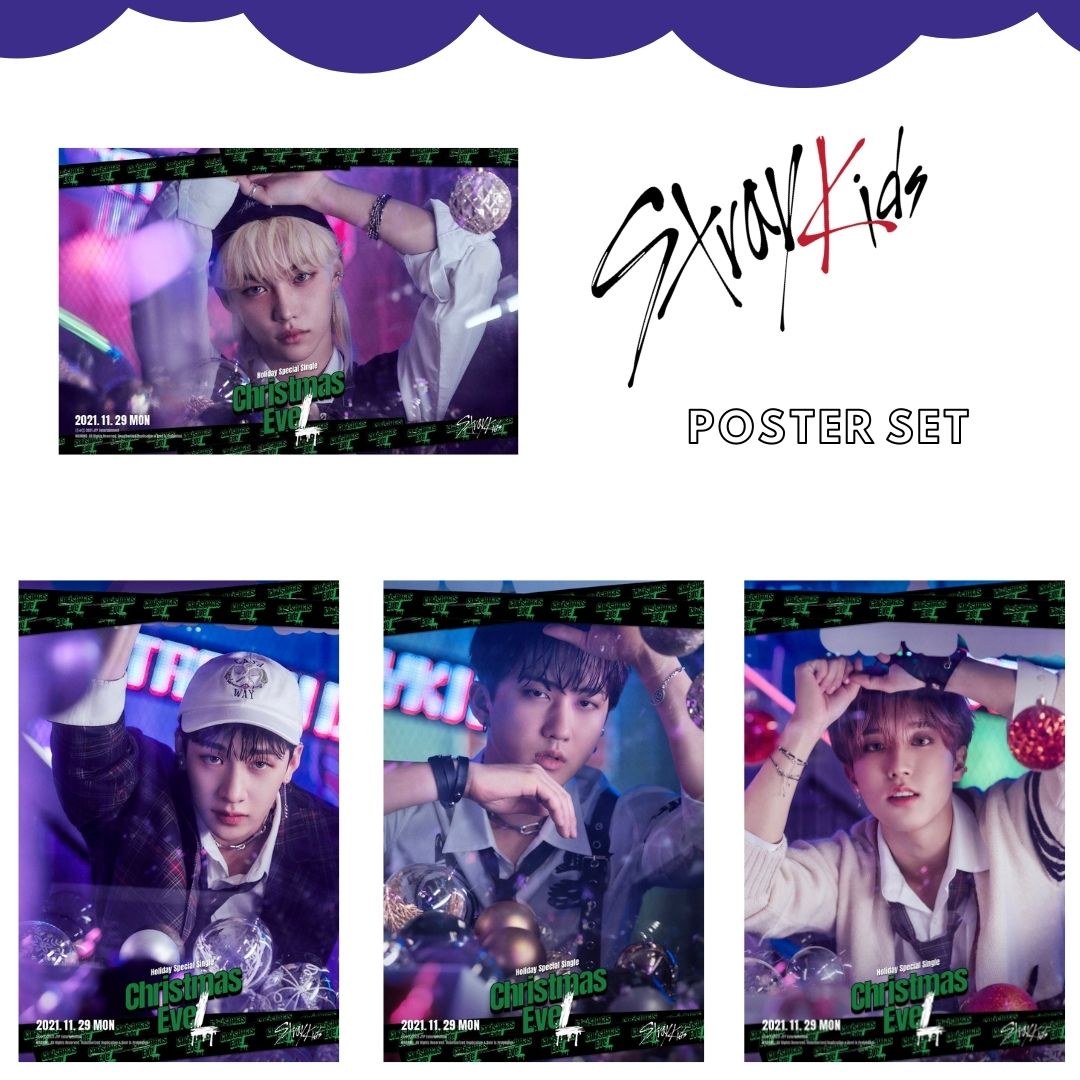 STRAY KIDS “Christmas EveL.” Poster Set 2