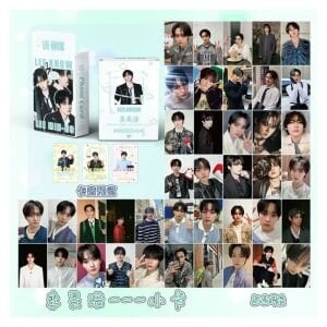 STRAY KIDS '' Lee Know '' Çift Yön Baskılı Hologramlı/Lomo Card Seti