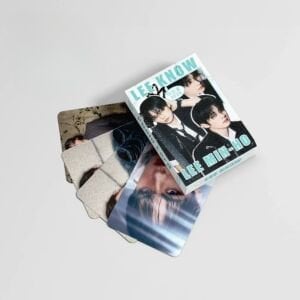 STRAY KIDS '' Lee Know '' Çift Yön Baskılı Hologramlı/Lomo Card Seti