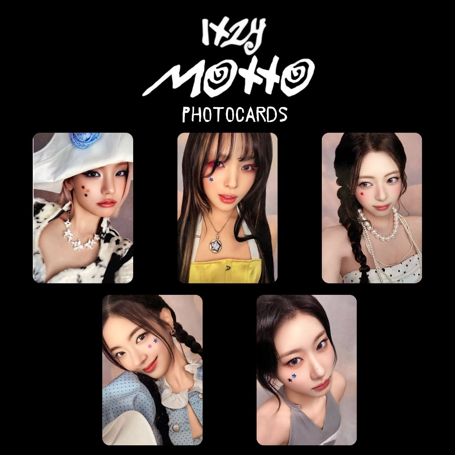 ITZY '' Motto '' Photocards Set Photobook C