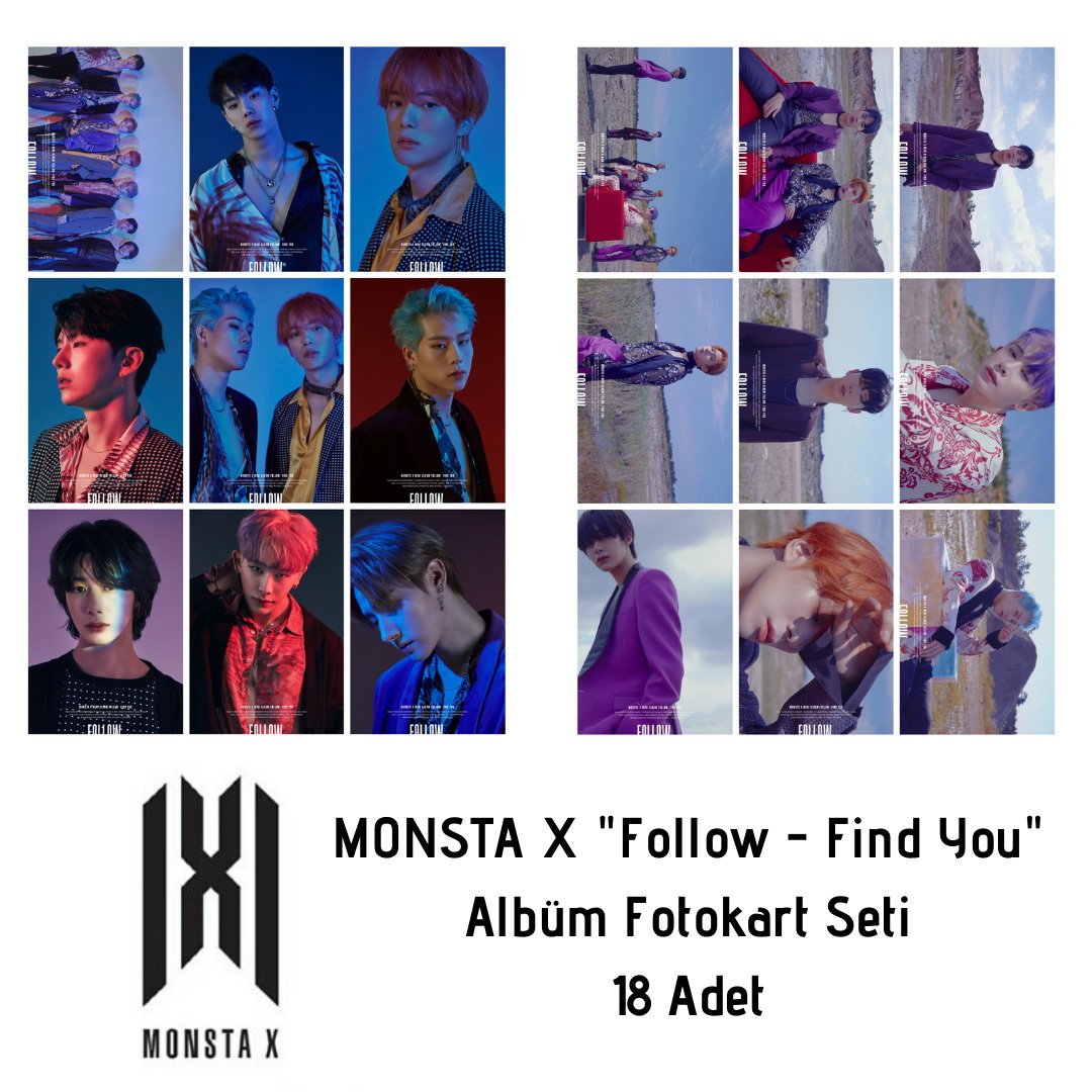 MONSTA X ''Follow - Find You'' Fotokart Seti