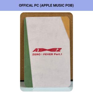 ATEEZ Jongho '' ZERO : FEVER Pt.1  '' Apple Music POB Photocard