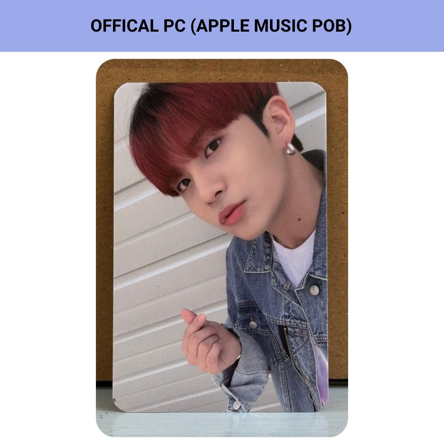 ATEEZ Jongho '' ZERO : FEVER Pt.1  '' Apple Music POB Photocard
