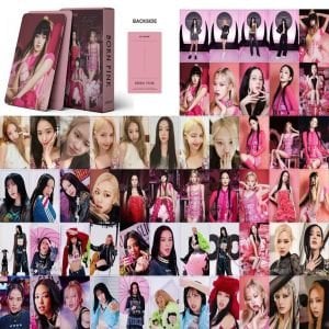 BLACKPINK '' Born Pink '' Çift Yön Baskılı Hologramlı Laser/Lomo Card Seti