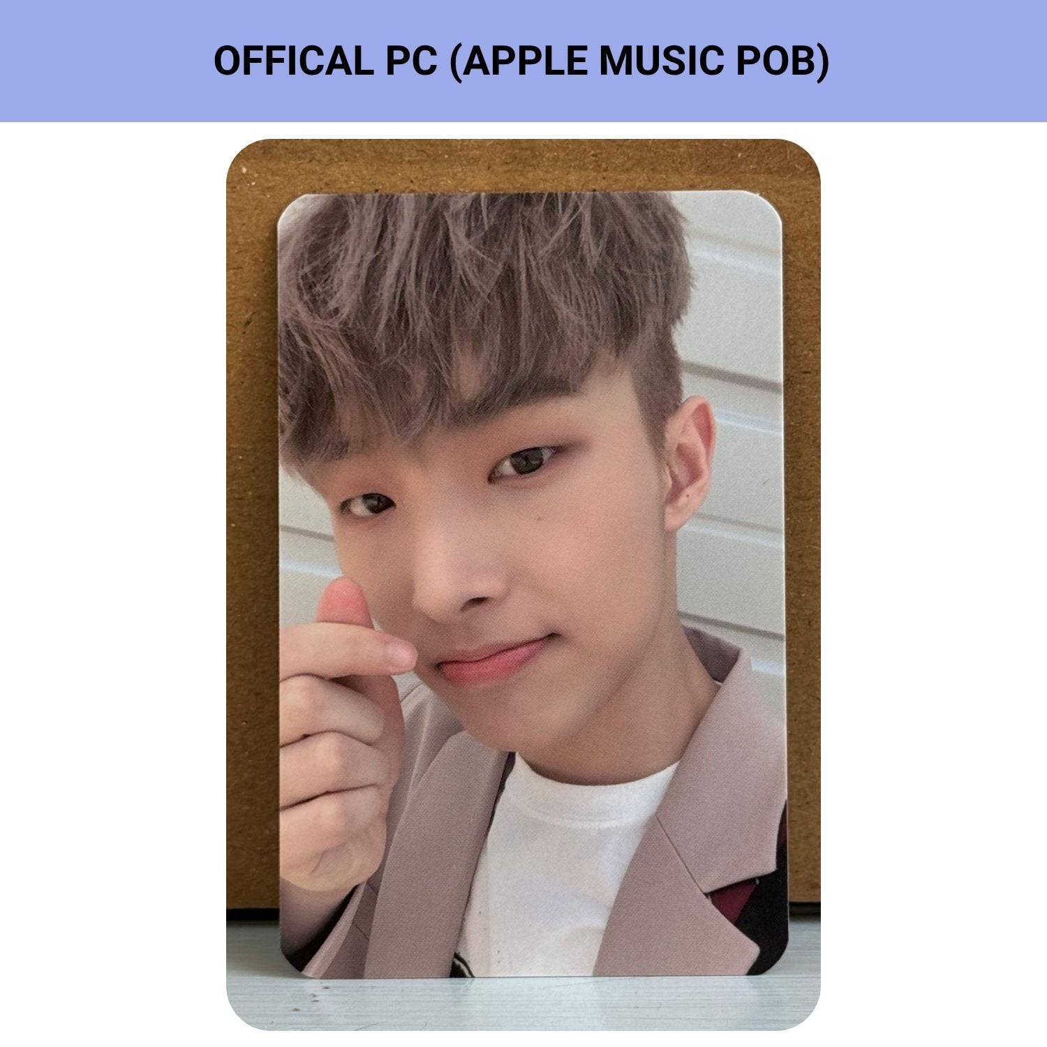 ATEEZ Mingi '' ZERO : FEVER Pt.1  '' Apple Music POB Photocard