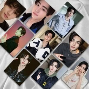ENHYPEN '' Sunghoon '' Çift Yön Baskılı Hologramlı/Lomo Card Seti