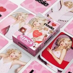 BLACKPINK Rose '' I Love Rosie '' Çift Yön Baskılı Lomo Card Seti (60 Pcs)