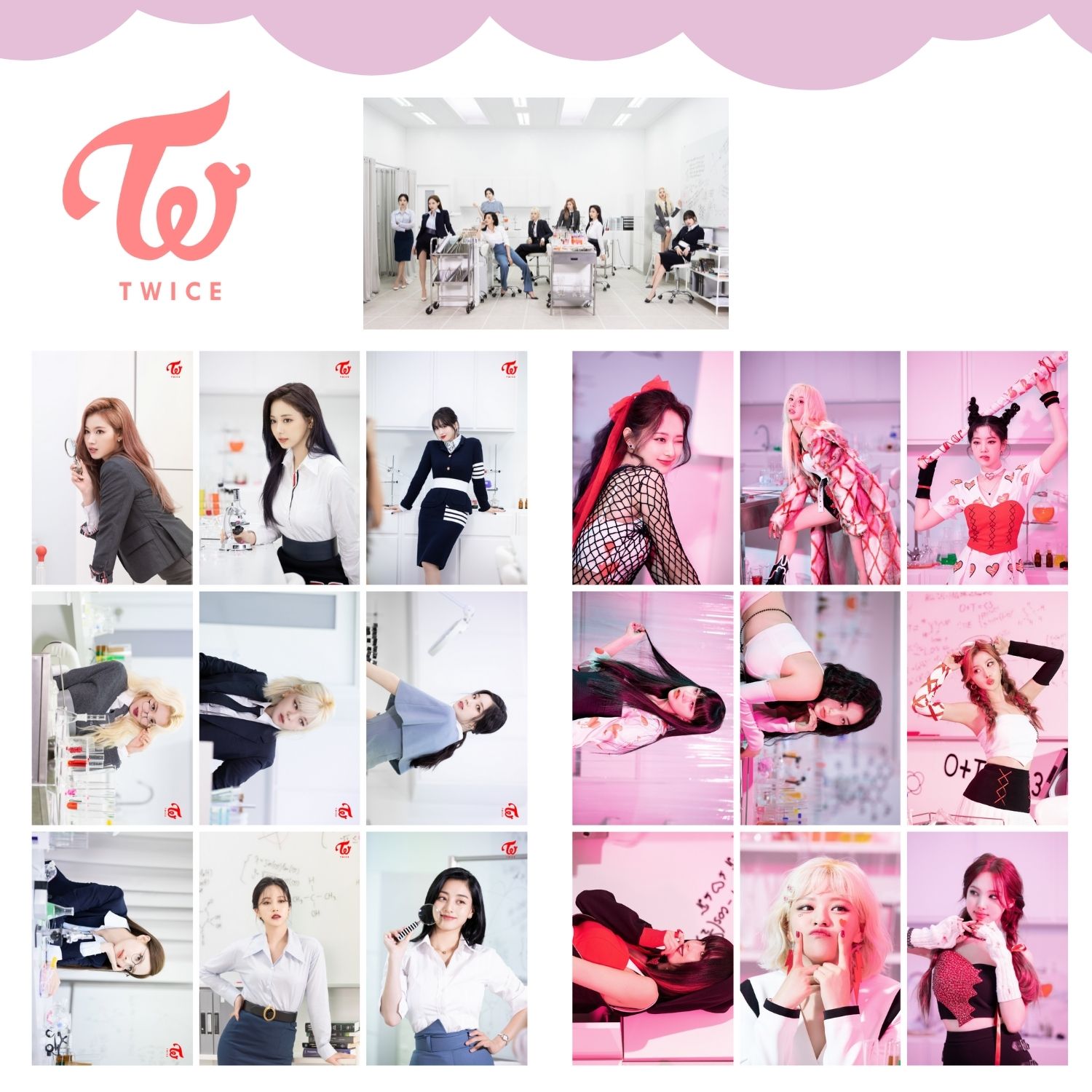TWICE  '' Formula Of Love '' Fotokart Seti 3
