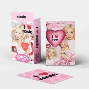 BLACKPINK Rose '' I Love Rosie '' Çift Yön Baskılı Lomo Card Seti (60 Pcs)