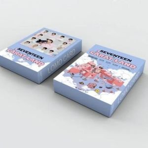 SEVENTEEN '' Carat Land '' Çift Yön Baskılı Lomo Card Seti