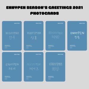 ENHYPEN '' 2021 Season Greeting's '' Kart Seti
