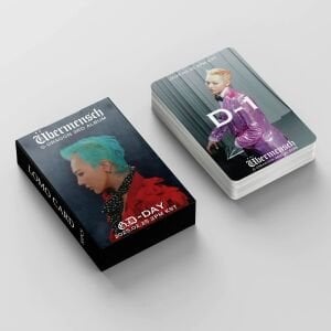 G-DRAGON '' Übermensch '' Çift Yön Baskılı Lomo Card Seti