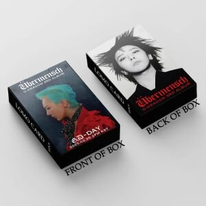 G-DRAGON '' Übermensch '' Çift Yön Baskılı Lomo Card Seti